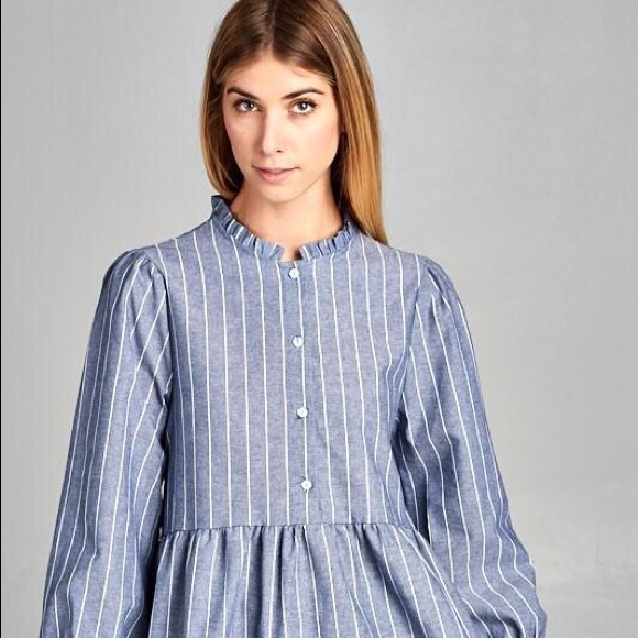 Striped Blouse - Picture 2 of 7